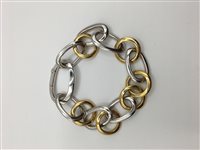 Bracciale Soma Gioielli Donna Bracciale oro massiccio in Oro GEL BR BI MAGLIA OVALI - GEL BR BI MAGLIA OVALI